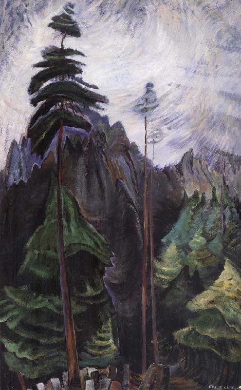 Emily Carr Mountain Forest oil painting picture